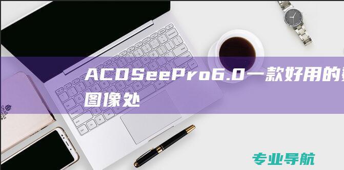 ACDSeePro6.0一款好用的数字图像处理软件