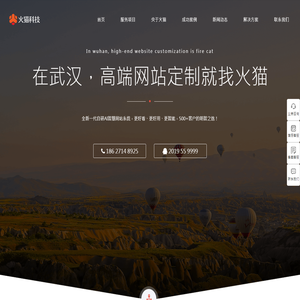 武汉网站建设_网页设计制作与开发 - 「火猫」高端建站公司